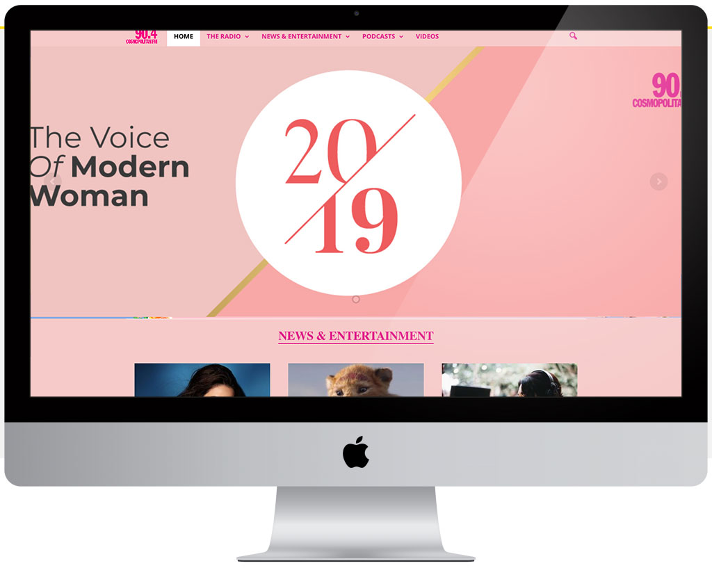 Cosmopolitan FM web development project